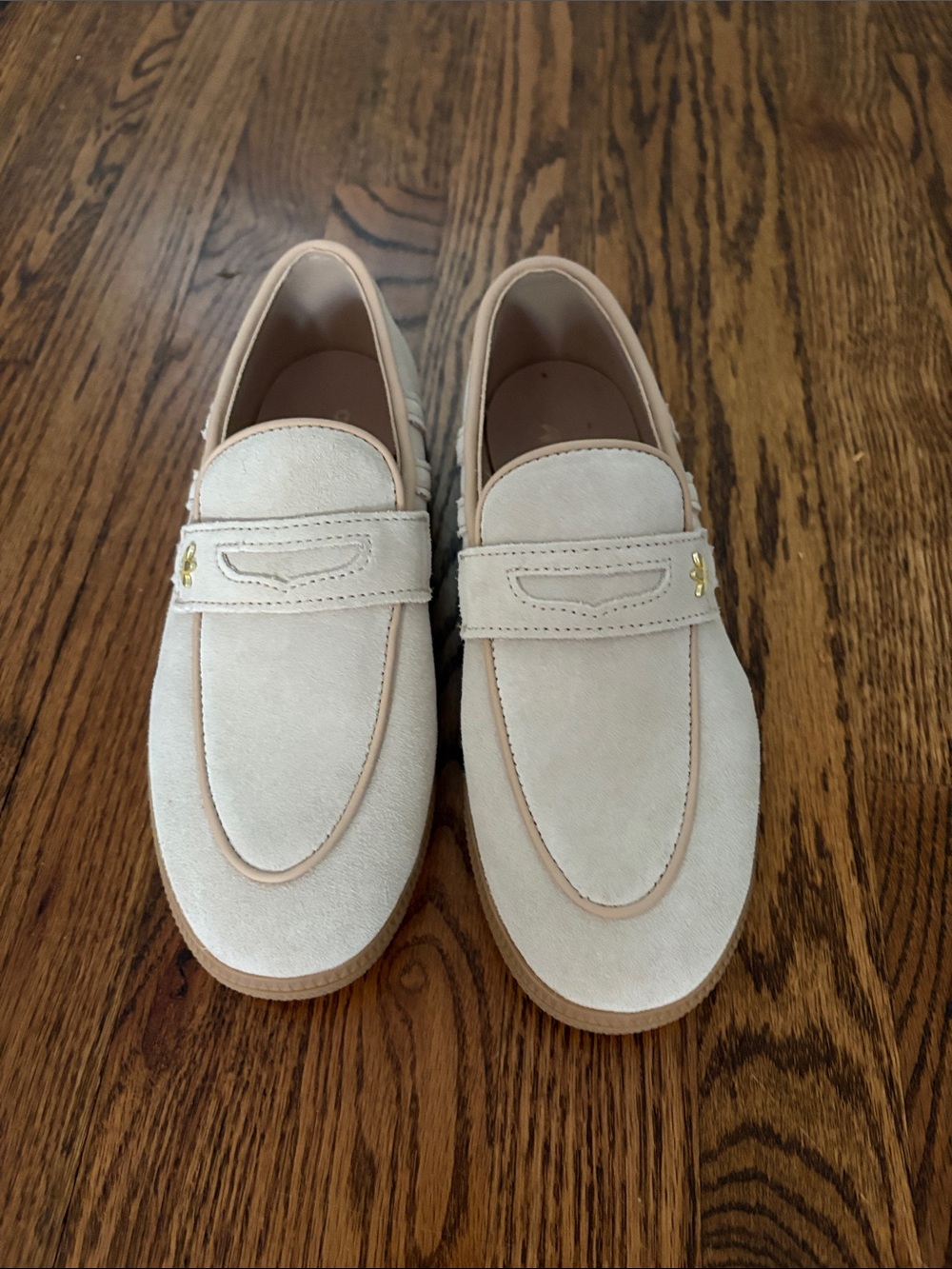 adidas Handball Spezial Loafers in Cream with Gum Sole NWOT